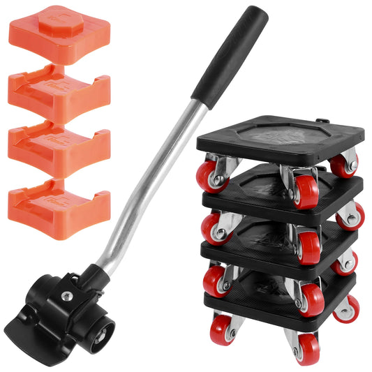 Lurive™ Heavy Duty Furniture Lifter Roller Kit - Maximum Load 1220LBs