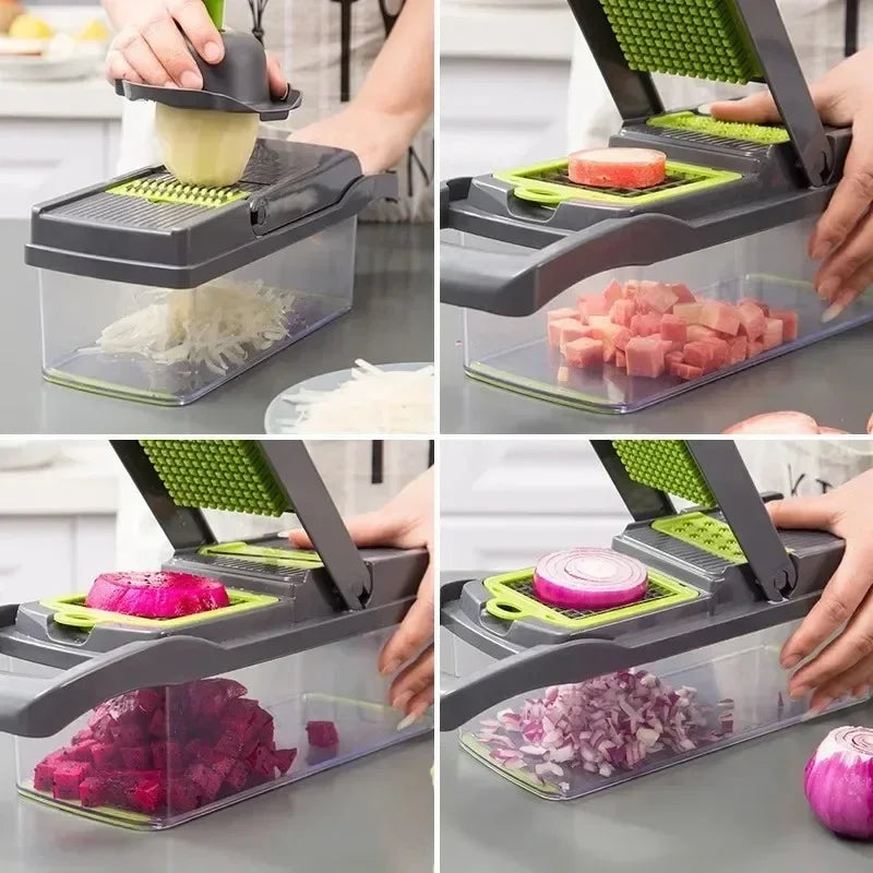 Lurive™ 16-in-1 Mandoline Slicer & Food Chopper