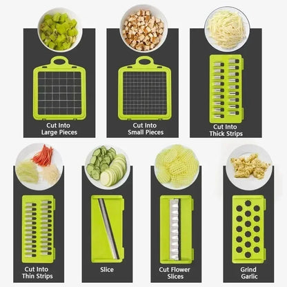 Lurive™ 16-in-1 Mandoline Slicer & Food Chopper